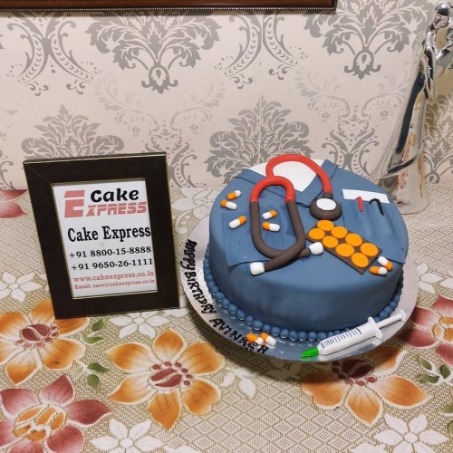 Doctor Theme Cake Delivery in Ghaziabad