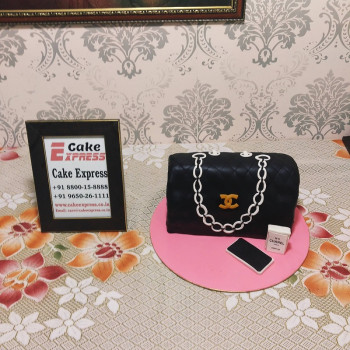 Classy Chanel Theme Fondant Cake