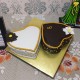 Double Heart Anniversary Fondant Cake Delivery in Ghaziabad
