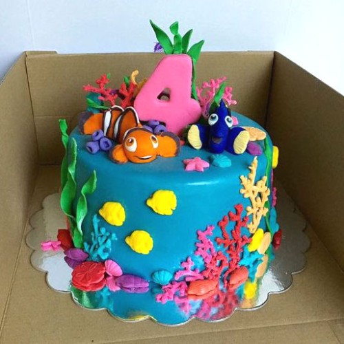 Finding Dory Fondant Cake Delivery in Ghaziabad
