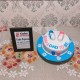 Mom and Dad to Be Fondant Cake Delivery in Ghaziabad