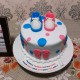 Baby Feet Baby Shower Cake Delivery in Ghaziabad
