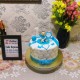 Baby 1st Birthday Fondant Cake Delivery in Ghaziabad