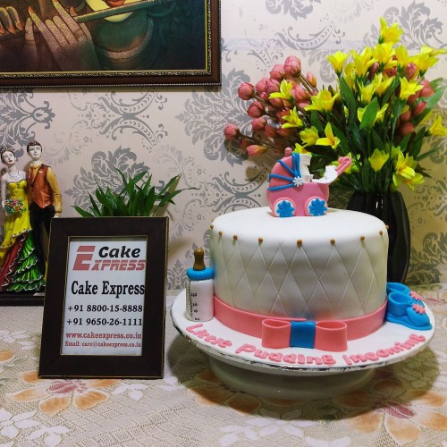 Baby Necessity Baby Shower Cake Delivery in Ghaziabad