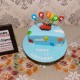 6 Month Birthday Fondant Cake Delivery in Ghaziabad