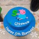 George Pig Blue Fondant Cake Delivery in Ghaziabad