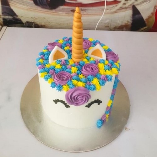 Unicorn Theme Customized Birthday Cake Delivery in Ghaziabad