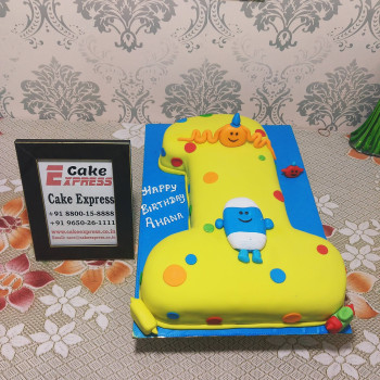 Happy Birthday Toddler Fondant Cake