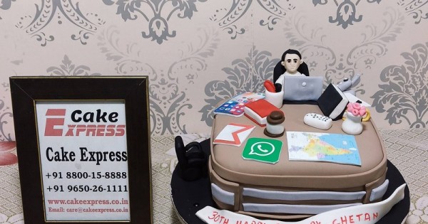 Luscious Bakers - A surprise birthday cake for workaholic... | Facebook