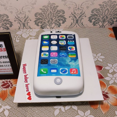 Amazing I Phone Fondant Cake Delivery in Ghaziabad