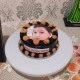 Round Chocolate Truffle Photo Cake Delivery in Ghaziabad