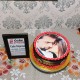 Round Black Forest Photo Cake Delivery in Ghaziabad