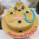 Police Uniform Theme Fondant Cake Delivery in Ghaziabad