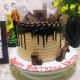 Chocolate Delight Kitkat Cake Delivery in Ghaziabad
