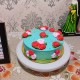Blue Cream Icing Chocolate Cake Delivery in Ghaziabad