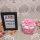 Pink Bow Truffle Fondant Cake Delivery in Ghaziabad