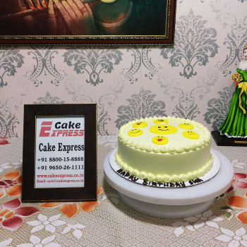 Smiley Face Emoji Cake