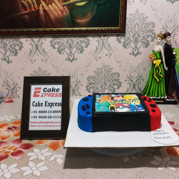 Nintendo Switch Fondant Cake