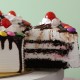 Black Forest Gems Decorated Heart Cake Delivery in Ghaziabad
