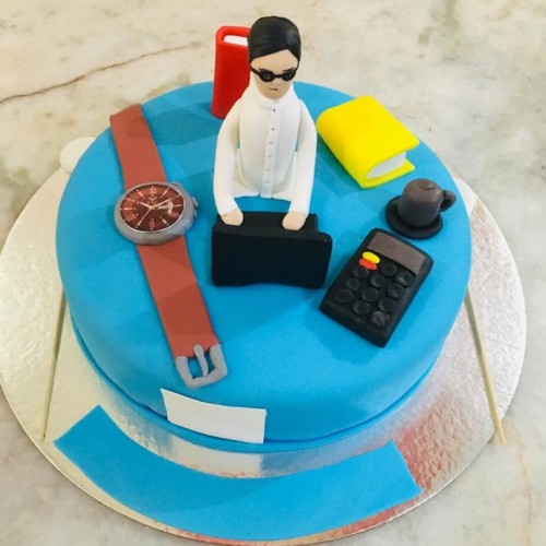Accountant Guy Birthday Cake Delivery in Ghaziabad