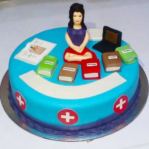 Medical Student Theme Cake Delivery in Ghaziabad