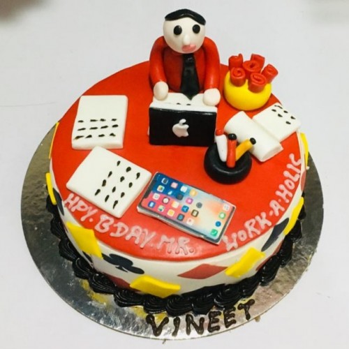 Office Guy Theme Cake Delivery in Ghaziabad