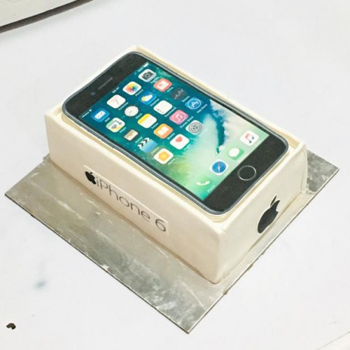 iPhone 6 Box Fondant Cake Delivery in Ghaziabad