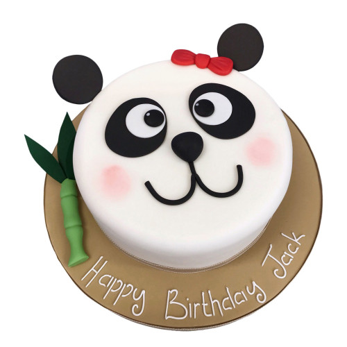 Panda Party Fondant Cake Delivery in Ghaziabad