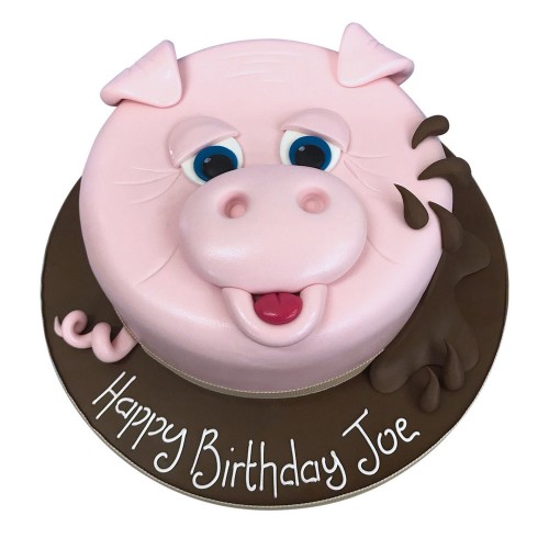 Piglet Party Fondant Cake Delivery in Ghaziabad