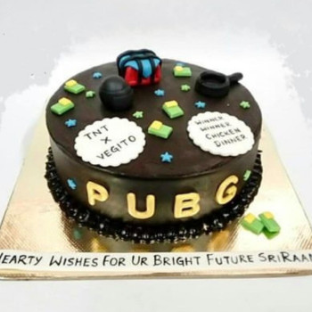 PUBG Chocolate Cake