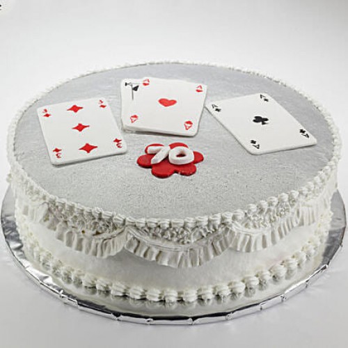 Teen Patti Designer Cake Delivery in Ghaziabad