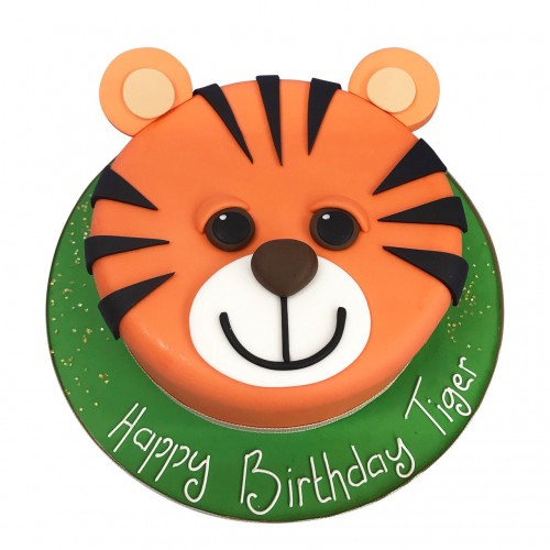 Tiger Party Fondant Cake Delivery in Ghaziabad