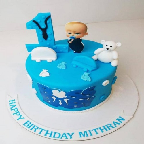 Boss Baby Kids Birthday Theme Cake Delivery in Ghaziabad