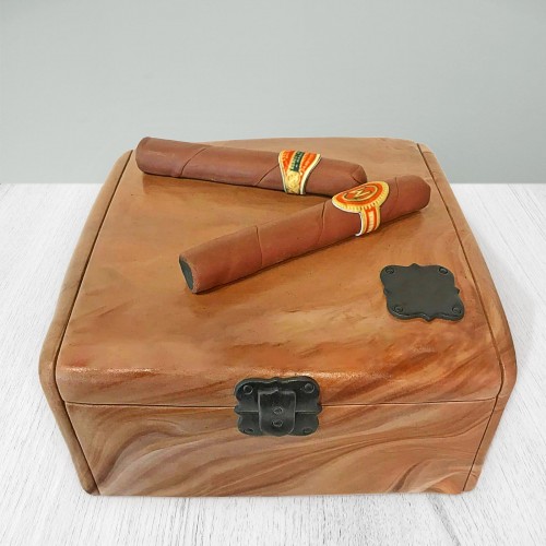 Cigar Box Fondant Cake Delivery in Ghaziabad