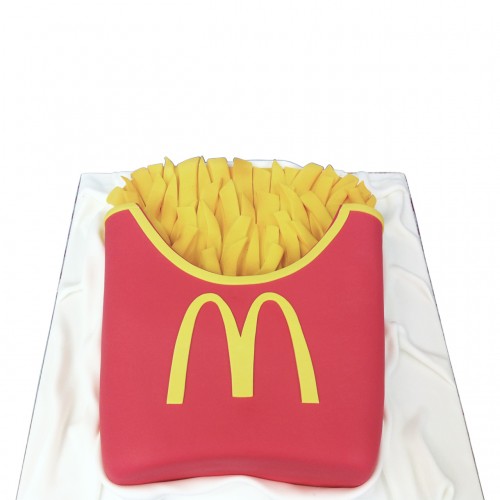 McDonald's Fries Fondant Cake Delivery in Ghaziabad