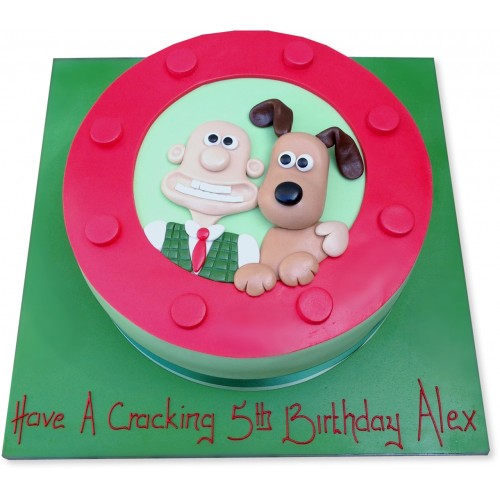 Wallace and Gromit Fondant Cake Delivery in Ghaziabad