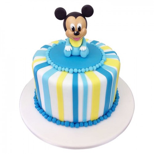 Baby Mickey Fondant Cake Delivery in Ghaziabad