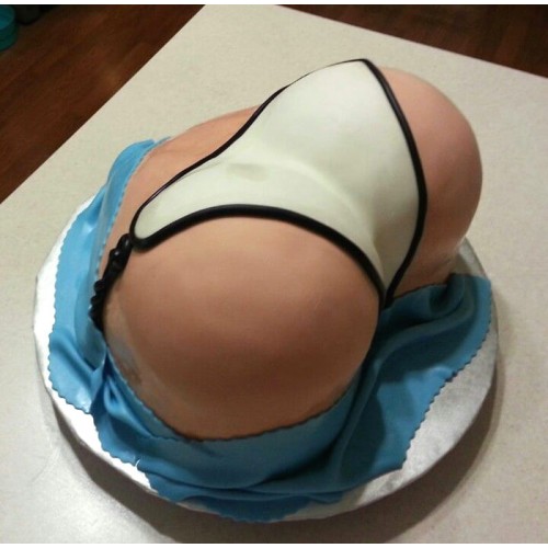 Big Butt Naughty Fondant Cake Delivery in Ghaziabad