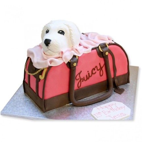 Juicy Dog Bag Fondant Cake Delivery in Ghaziabad