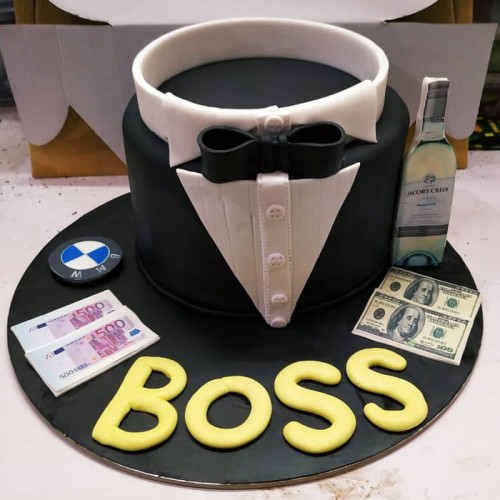 The Big Boss Fondant Cake Delivery in Ghaziabad
