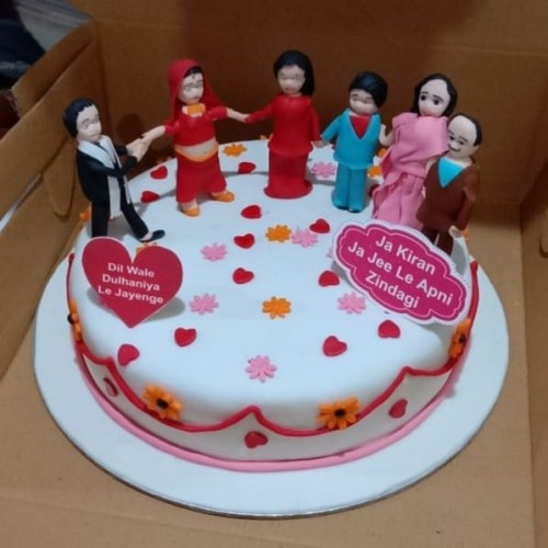Wedding Ceremony Theme Fondant Cake Delivery in Ghaziabad