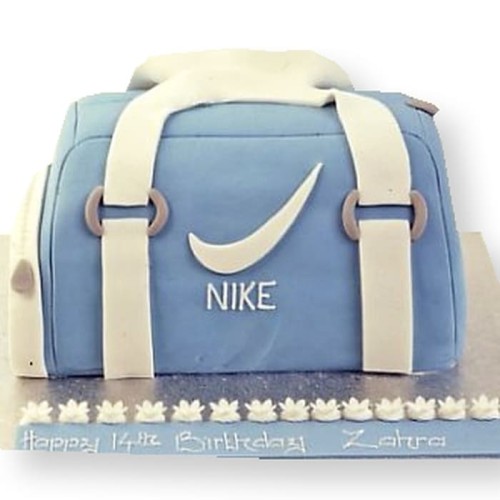 NIKE Sports Bag Fondant Cake Delivery in Ghaziabad