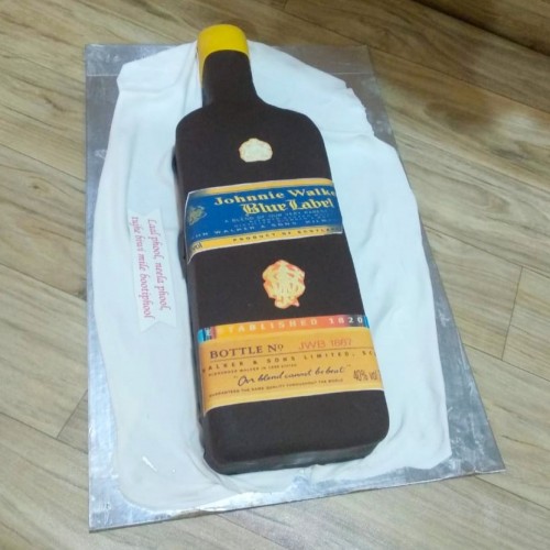 Blue Label Bottle Fondant Cake Delivery in Ghaziabad