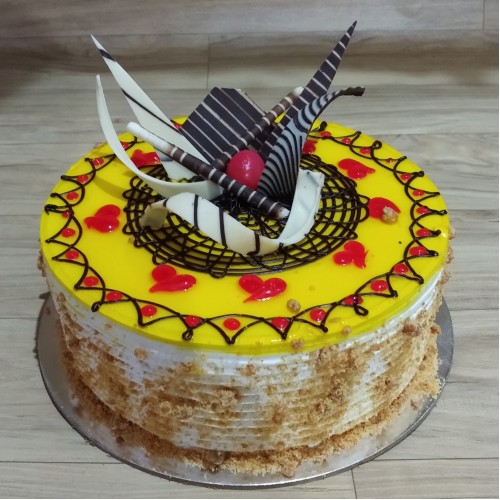 Butterscotch Birthday Jelly Cake Delivery in Ghaziabad