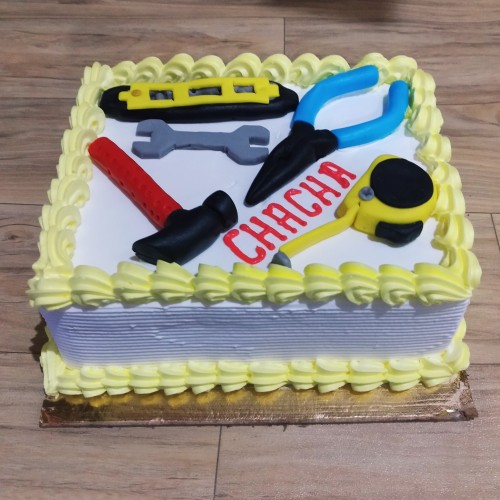 Mechanic Tools Theme Semi Fondant Cake Delivery in Ghaziabad