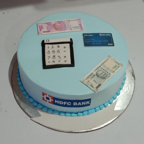 Bank Employee Theme Cake Delivery in Ghaziabad