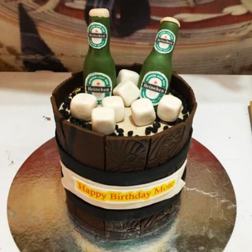 Beer Barrel Theme Cake Delivery in Ghaziabad