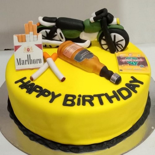 Junkie Theme Fondant Cake Delivery in Ghaziabad