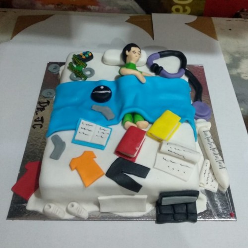 Lazy Bum Fondant Cake Delivery in Ghaziabad