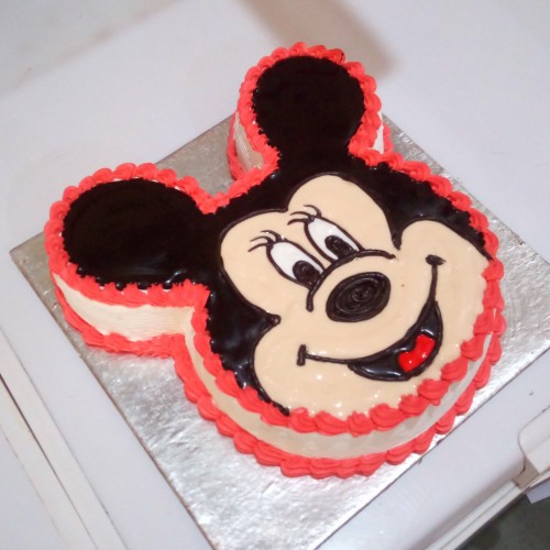 Mickey Mouse Pineapple Cake Delivery in Ghaziabad